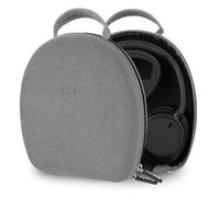 Étui Rigide pour Casque Geekria, Compatible Sony WH-1000XM5/1000XM4/CH720N, ULT Wear, Housse de Transport de Protection avec Rangement câble (Microfibre Gris)
