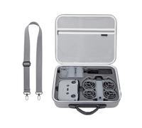 Étui rigide pour DJI Neo 2 Fly More Combo Accessoires, sac de rangement portable en polyuréthane, sac de transport de voyage avec bandoulière pour drone Neo 2, télécommande RC-N3 et concentrateur de