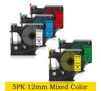 Étui Rigide Pour Dymo Labelmanager 160 280 Colorpop Imprimante D'étiquettes Eva Boîte De Transport Étui De Protection Sac Pour Dymo D1 45013 Ruban Adhésif - Type 5 Color Set 1