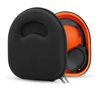 Étui Rigide pour écouteurs Geekria Shield Compatible avec Skullcandy Riff 2, Hesh 3, Hesh Evo, Crusher Evo, Crusher ANC 2 - Housse de Voyage de Rechange avec Rangement pour câbles (Noir)