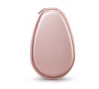 étui rigide pour écouteurs Huawei Freelace Pro (velours blanc or rose)