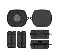 Étui rigide pour écouteurs Powerbeats Fit - Triple couche de défense - Boîtier en ABS anti-rayures - Équipement de voyage portable - Plusieurs couleurs - 10 x 10 x 1 cm (noir)