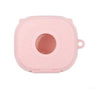 Étui rigide pour écouteurs Powerbeats Fit - Triple couche de défense - Boîtier en ABS anti-rayures - Équipement de voyage portable - Plusieurs couleurs - 10 x 10 x 1 cm (rose)
