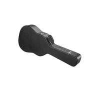 VEVOR Étui guitare acoustique rigide forme gourde 1100mm – Verrou à clés, rembourré PVC, noir
