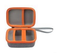Étui rigide pour lecteur audio Yoto, sac de rangement de protection en EVA avec poignée pour 36 cartes et câble, pour boîte de voyage pour enfants, utilisation en extérieur, gris et orange