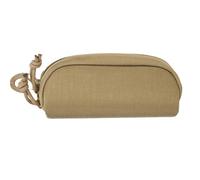 Étui rigide pour lunettes de sécurité, étuis à lunettes pour femme | Étui rigide pour lunettes avec fermeture éclair et crochet, sac de rangement d'accessoires en nylon avec doublure en éponge, kaki