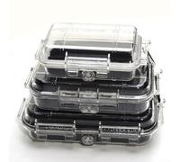 Étui rigide pour matériel de camping, boîte de survie étanche et résistante aux chocs avec valve à pression automatique, rangement portable pour appareils électroniques et outils de plein air, pour