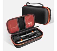 Étui rigide pour microphone sans fil JBL pour PartyBox, pour sac de rangement en EVA avec deux fentes pour micro, résistant à l'eau et aux chocs, avec poignée, noir