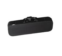 Étui rigide pour violon en tissu Oxford résistant à l'usure robuste pour joueurs, noir, 67 x 22 x 13 cm