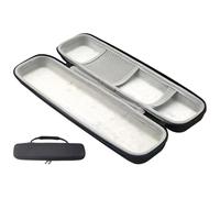 Étui rigide soprano pour flûte, 35,5 x 9 cm, housse légère en EVA avec fermeture éclair, étui de transport authentique, design de protection pour instruments de musique pour rangement de flûte à bec