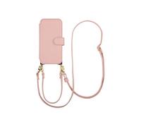 Selencia Étui Riva avec MagSafe et cordon de téléphone pour Apple iPhone 15 - Old Pink