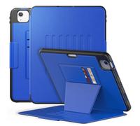Étui Robuste Antichoc SEYMAC pour iPad Pro 11 2020 et 2018 avec [7 Angles réglables, Support magnétique Puissant], Fentes pour Cartes, Porte-Crayon,Bleu