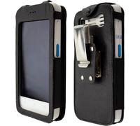 Etui robuste en cuir pour SMD Honeywell ScanPal EDA51 avec clip ceinture pivotant et fermetures sécurisées par boutons-pression -