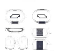 Étui robuste pour écouteurs Bose pour écouteurs QuietComfort II ultra résistant aux chutes pour le corps en TPU, sac de rangement de voyage 8,3 cm (transparent)