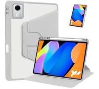 Étui Rotatif à 360° for Tablette Lenovo Idea Tab 11/Xiaoxin Pad 11 2025, en Acrylique Rigide avec Porte-Stylo(Gray,for Xiaoxin Pad 11 2025)