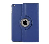 Étui rotatif à 360° pour iPad 9.7 - Compatible avec iPad 5e/6ème génération (2017/2018), iPad Air 1 (2013), iPad Air 2 (2014) - Cuir PU Stand Cover avec fonction veille/réveil automatique (Bleu)