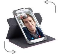 Étui rotatif universel Targus SafeFit Rose pour tablettes de 7-8" Noir G