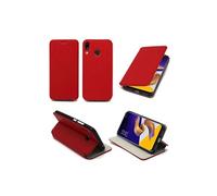 Etui rouge Slim Cuir Style avec stand - Housse Folio Flip Cover coque de protection anti choc - Accessoires pochette : Exceptional case . pour Asus