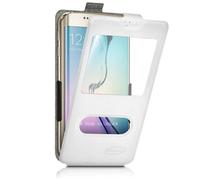 Etui S-View - Logicom - Universel - Blanc - Protection intégrale - Compatible 4,5 à 5,0 pouces