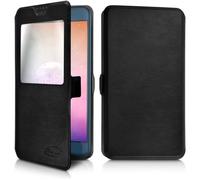 Etui S-View Universel - KARYLAX - Logicom Le Wave 2 - Protection intégrale - Ouverture latérale - Noir