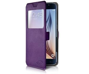 Etui S-View Universel S Couleur Violet pour Smartphone Logicom Link