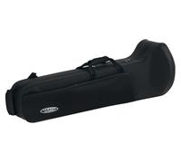 Etui Sac Housse Pochette avec Trombone Instrument a vent cuivre Rembourrage Noir