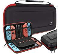 Étui/sac - Nintendo - Sac de rangement pour console - Noir, rouge - Protection - Mixte