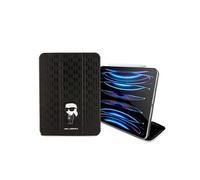 Karl Lagerfeld Étui pour iPad Pro 11 pouces (2022) Folio Saffiano Ikonik NFT Noir