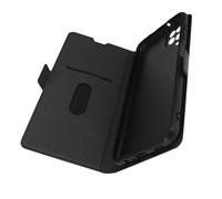 Etui pour Samsung A12 Porte-cartes Support vidéo Double Languette Noir