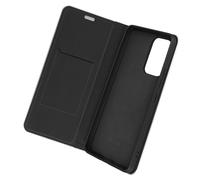 Étui Samsung A53 5G Carbone Porte-carte Support Forcell Luna Book Carbon Noir