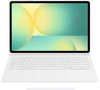 Book Cover Keyboard avec Touch Pad, clavier amovible avec touche Galaxy AI Coloris Blanc pour Galaxy Tab S10 FE+