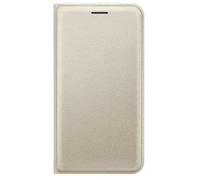 Étui Samsung Flip Wallet pour Samsung Galaxy J1 (2016)- Golden - résistant aux rayures - 135 mm de hauteur x 72,6 mm de largeur x 13,4 mm de profondeur