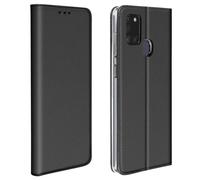 Étui Samsung Galaxy A21s Housse Folio Porte-carte Fonction Support Vidéo Noir