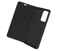 Étui Samsung Galaxy A53 5G Porte-carte Support Vidéo Forcell Luna Book Gold Noir