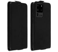 Etui pour Samsung Galaxy S20 Ultra Clapet Vertical Protection Porte-carte Noir