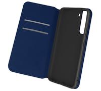 Étui Samsung Galaxy S22 Clapet Portefeuille Fonction Support Vidéo Bleu