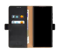 Étui Samsung Galaxy S22 Ultra Cuir Porte-carte Forcell Smart Pro Leather - noir
