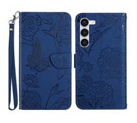 Etui Samsung Galaxy S23 Plus-S23+ 6.6"" - RASENA - Papillon bleu - Souple - Aimantée - Mixte