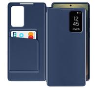 Avizar Étui Fenêtre pour Samsung Galaxy S25 Ultra avec Clapet Porte-Carte