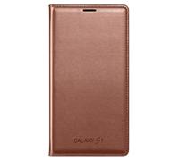 Etui - SAMSUNG - Galaxy S5 - Portefeuille - Or Rose - Coque Rigide