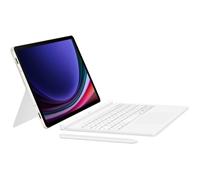 Étui - SAMSUNG - Galaxy S9/S9 FE/S10 FE - Book Cover Keyboard - Blanc - Compatible Galaxy Tab S10 FE/S9 FE/S9