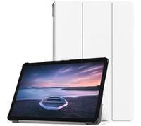 Etui Samsung Galaxy Tab A 10.5 Wifi - 4G/LTE Smartcover pliable blanc Cuir Style avec stand - Housse coque de protection Galaxy TabA 10,5 pouces 2018 T590 / T595 blanche - Accessoires tablette pochett