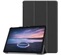 Etui Samsung Galaxy Tab A 10.5 Wifi - 4G/LTE Smartcover pliable noir Cuir Style avec stand - Housse coque de protection Galaxy TabA 10,5 pouces 2018 T590 / T595 - Accessoires tablette pochette XEPTIO : Exceptional Smart case ! Noir