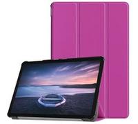 Etui Samsung Galaxy Tab A 10.5 Wifi - 4G/LTE Smartcover pliable violet Cuir Style avec stand - Housse coque de protection Galaxy TabA 10,5 pouces 2018 T590 / T595 - Accessoires tablette pochette XEPTI