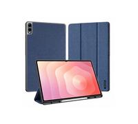 Etui Samsung Galaxy Tab S12 Plus Domo Tri-Fold Antichoc Bleu