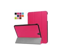 Etui Samsung Galaxy Tab S3 Wifi / 4G/LTE 9.7 pouces Smartcover pliable rose Cuir Style avec stand - Housse coque de protection SAMSUNG Galaxy Tab S 3 SM-T820 / SM-T825 - Accessoires tablette pochette XEPTIO : Exceptional Smart case !
