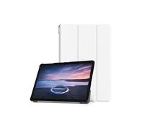 Etui Samsung Galaxy Tab S4 Wifi - 4G/LTE Smartcover pliable blanc Cuir Style avec stand - Housse coque de protection Galaxy Tab S4 10,5 pouces 2018 T830 / T835 blanche - Accessoires tablette pochette