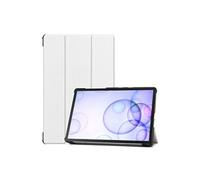 Etui Samsung Galaxy TAB S6 10,5 2019 T860 / T865 Wifi - 4G/LTE Smartcover pliable blanc avec stand - Housse blanche coque de protection New Galaxy TAB S6 - Accessoires tablette pochette XEPTIO 10.5 : Exceptional Smart case ! Blanc