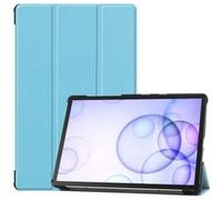 Etui Samsung Galaxy TAB S6 10,5 2019 T860 / T865 Wifi - 4G/LTE Smartcover pliable bleu clair avec stand - Housse coque de protection New Galaxy TAB S6 - Accessoires tablette pochette XEPTIO 10.5 : Exceptional Smart case ! Bleu Clair