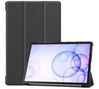 Etui Samsung Galaxy TAB S6 10,5 2019 T860 / T865 Wifi - 4G/LTE Smartcover pliable noir avec stand - Housse noire coque de protection New Galaxy TAB S6 - Accessoires tablette pochette XEPTIO 10.5 : Exceptional Smart case ! Noir